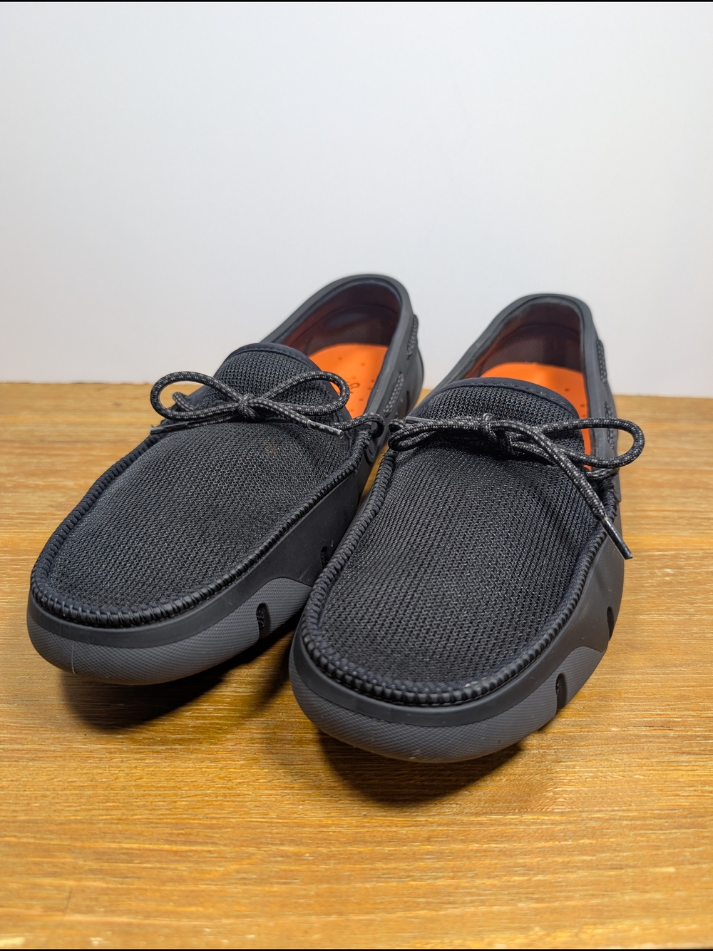 NEW SWIMS Loafers Men’s Size 13 Black Waterproof Mesh Slip On Driving Boat Shoes